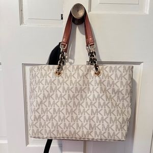 White MK bag
